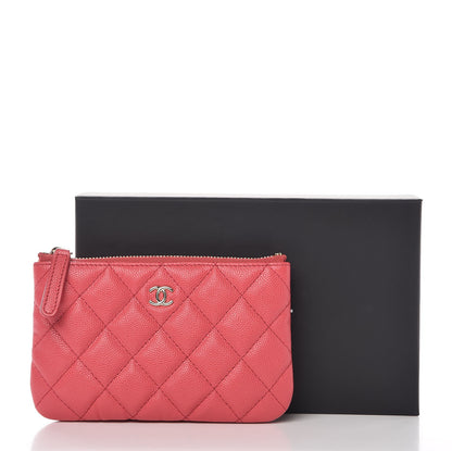 Chanel Caviar Quilted Small Cosmetic Case Pink 8 of 8