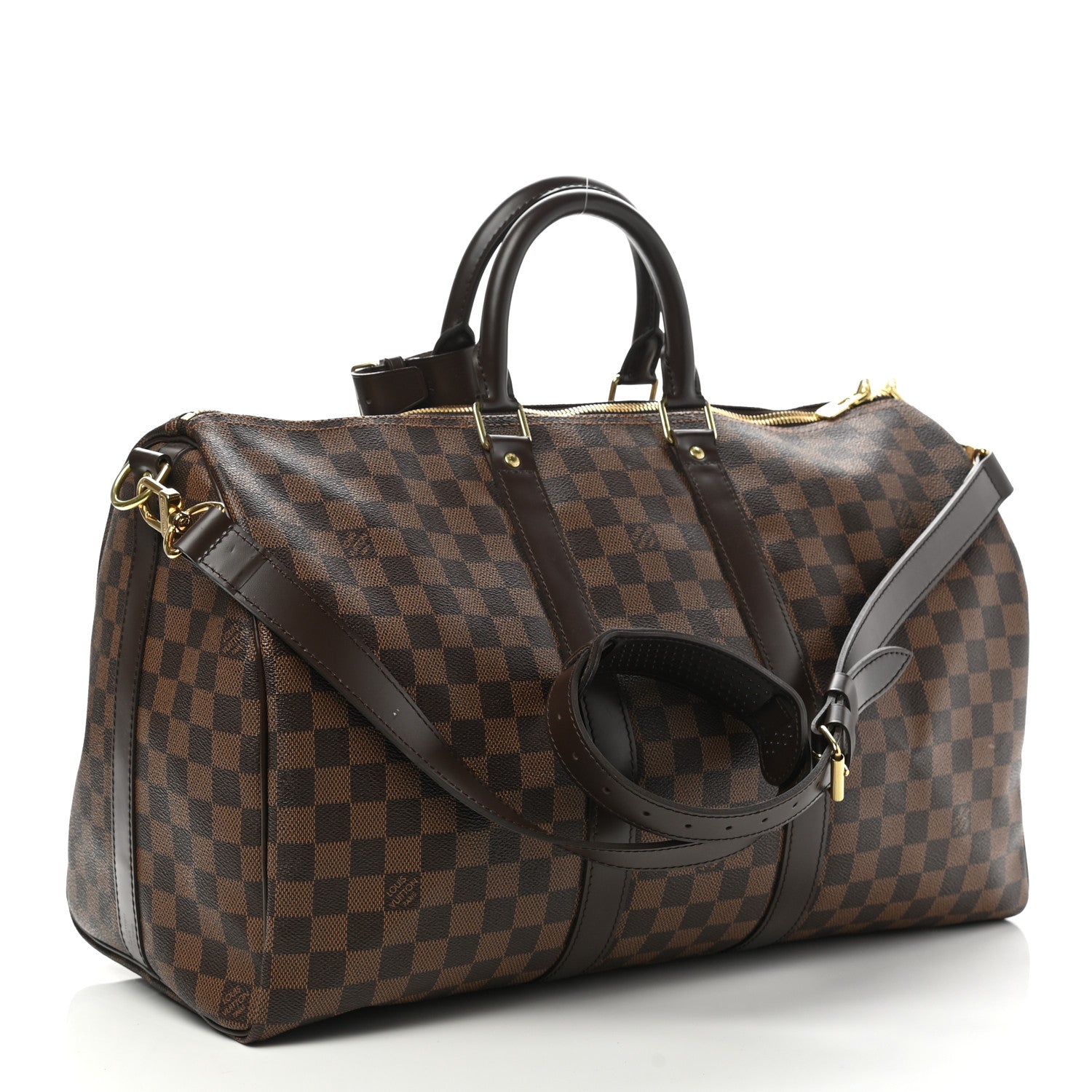 Louis Vuitton Damier Ebene Keepall Bandouliere 45 3 of 11