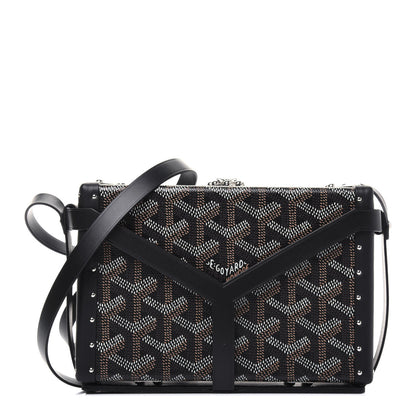 Goyard Goyardine Minaudiere Trunk Bag Black 1 of 11