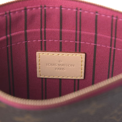 Louis Vuitton Monogram Neverfull MM GM Pochette Pivoine 8 of 9