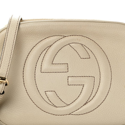 Gucci Pebbled Calfskin Small Soho Disco Bag Off White 8 of 11