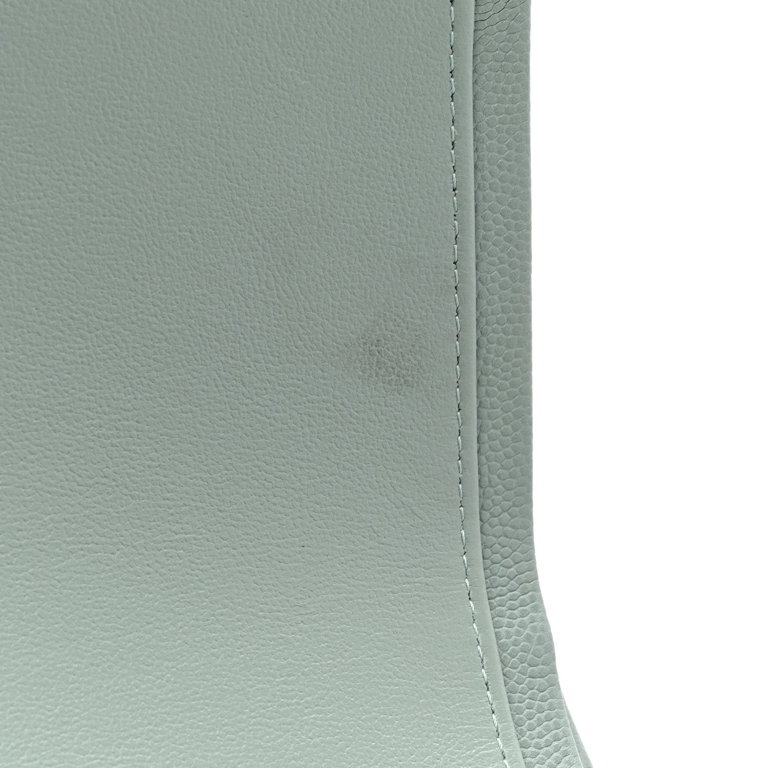 Chanel Caviar Quilted Maxi Double Flap Light Blue 14 of 15