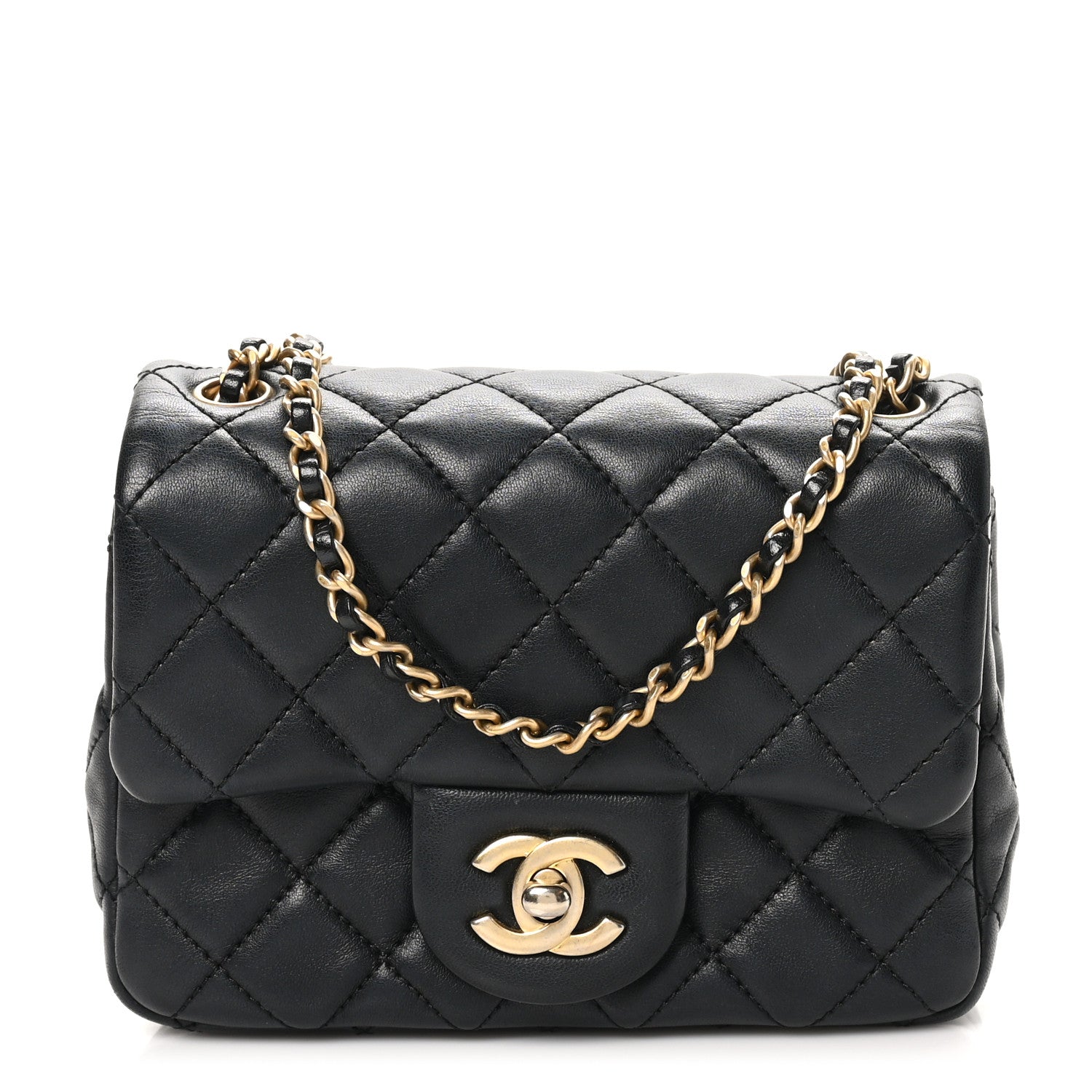 Chanel Lambskin Quilted Mini Pearl Crush Flap Black 1 of 10