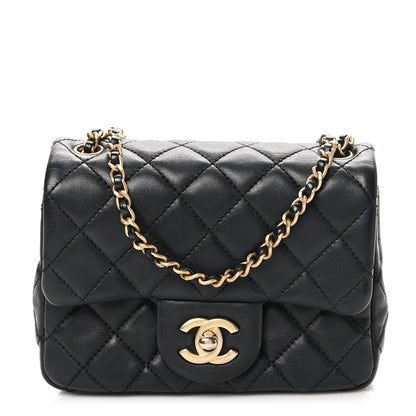 Chanel Lambskin Quilted Mini Pearl Crush Flap Black 1 of 10