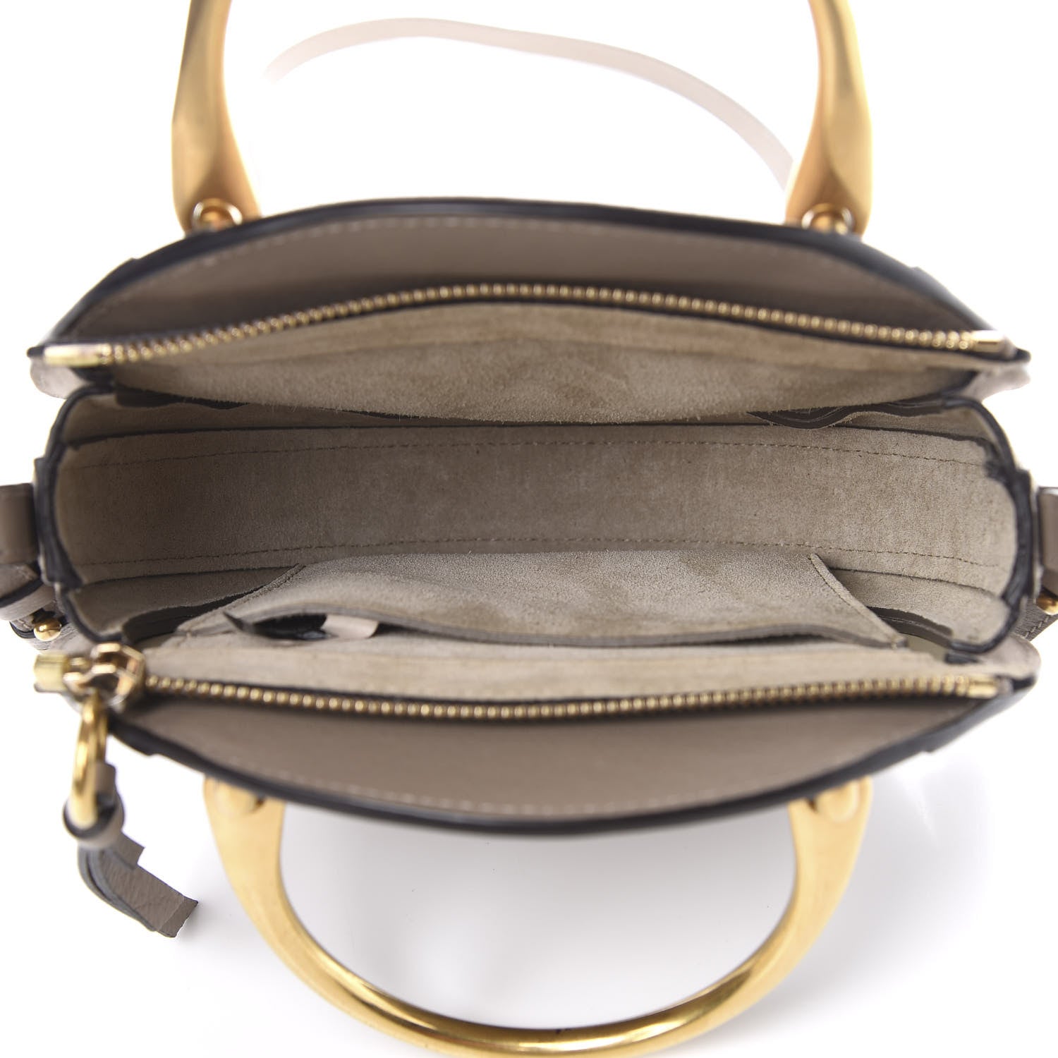 Chloe Calfskin Suede Small Pixie Bag Motty Grey 5 of 11