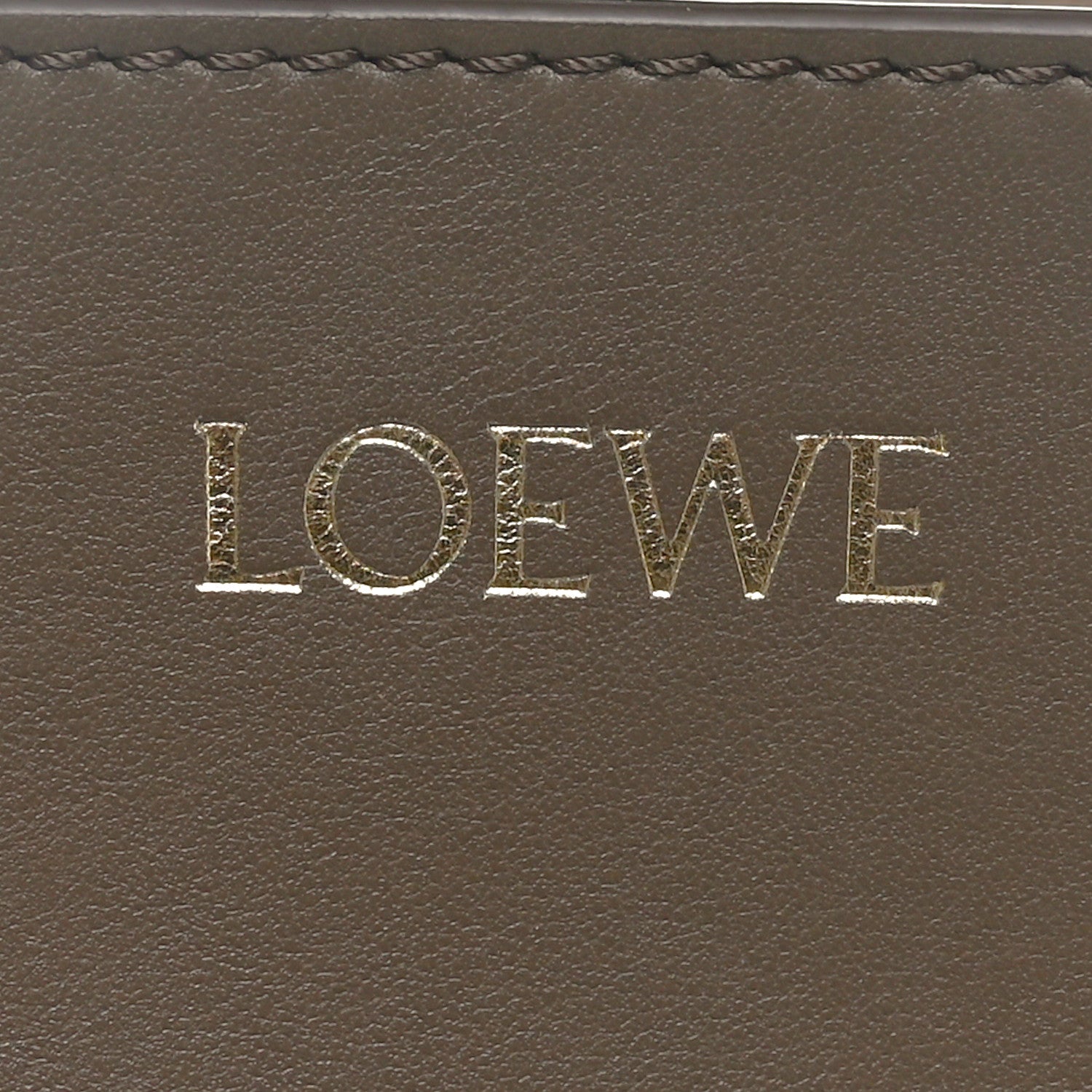 Loewe Shiny Calfskin Medium Puzzle Fold Tote Umber 6 of 9