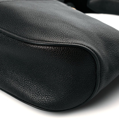 Salvatore Ferragamo Calfskin Margot Hobo Black 9 of 9