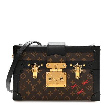 Louis Vuitton Monogram Petite Malle Black 1 of 12