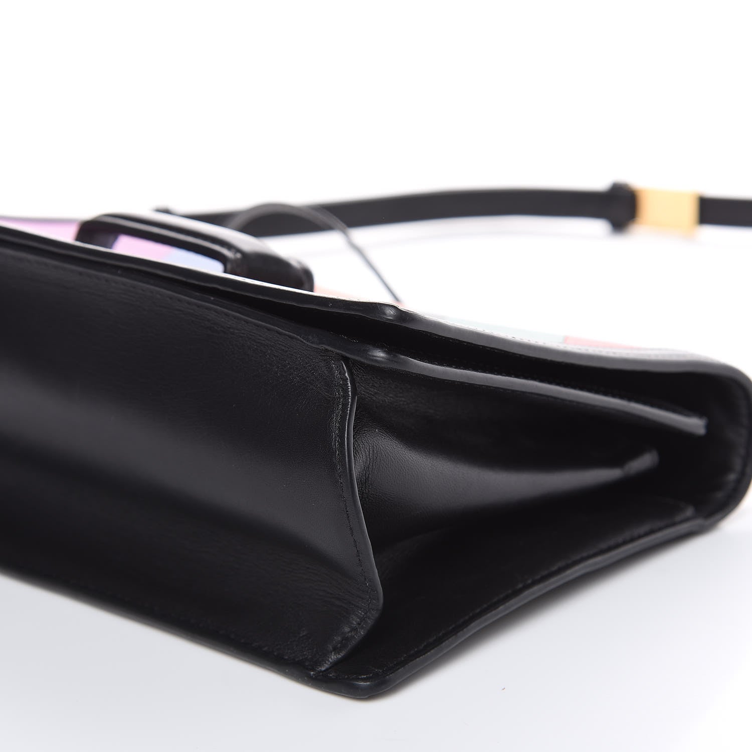 Loewe Calfskin Barcelona Striped Shoulder Bag Multicolor 8 of 12