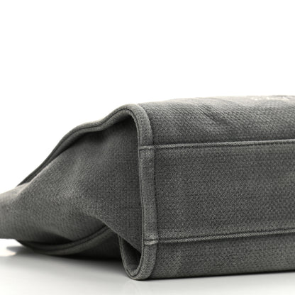Chanel Canvas Small Deauville Tote Grey 9 of 11