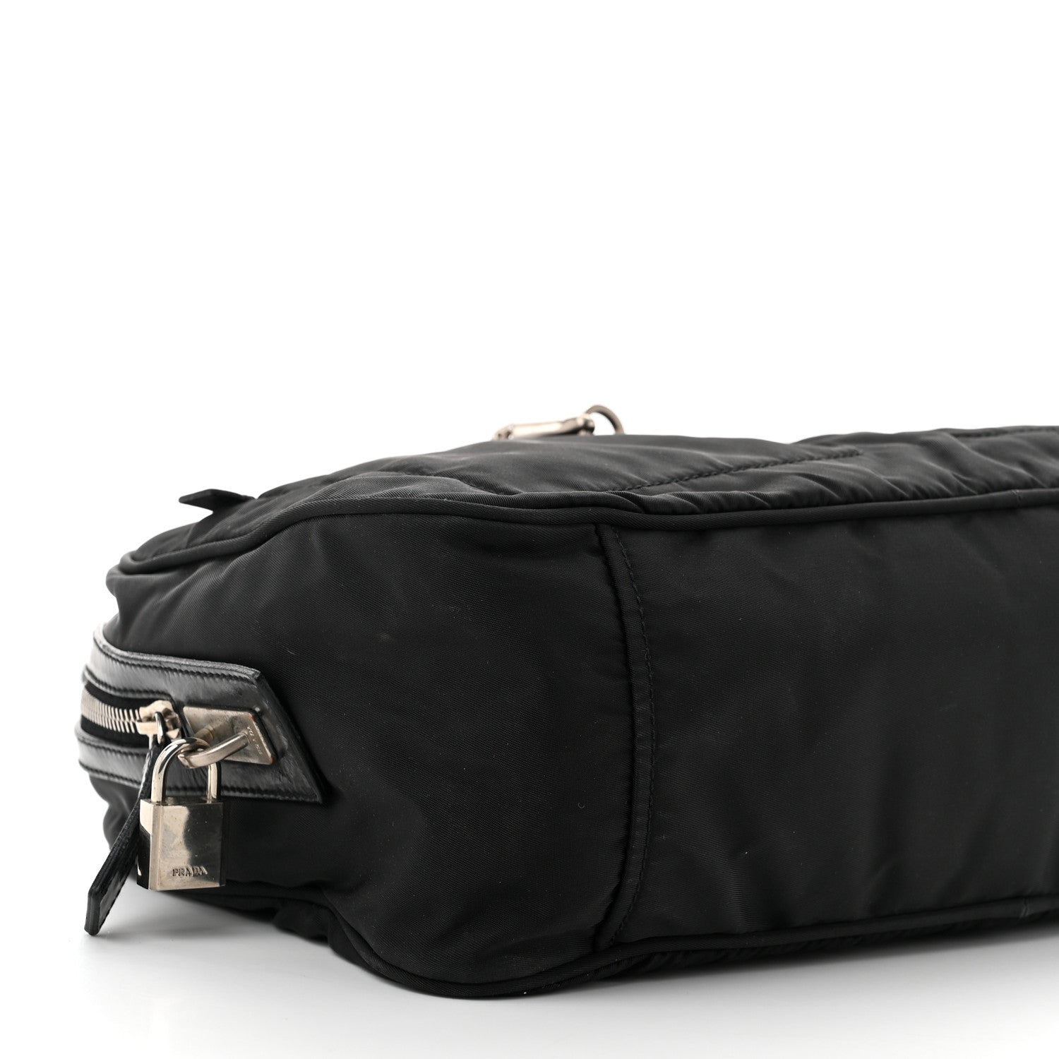 Prada Nylon Pocket Bowler Black 9 of 11