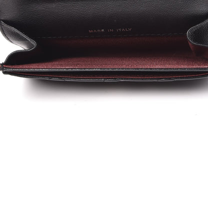 Chanel Lambskin Quilted Flap Card Holder Black 6 of 9