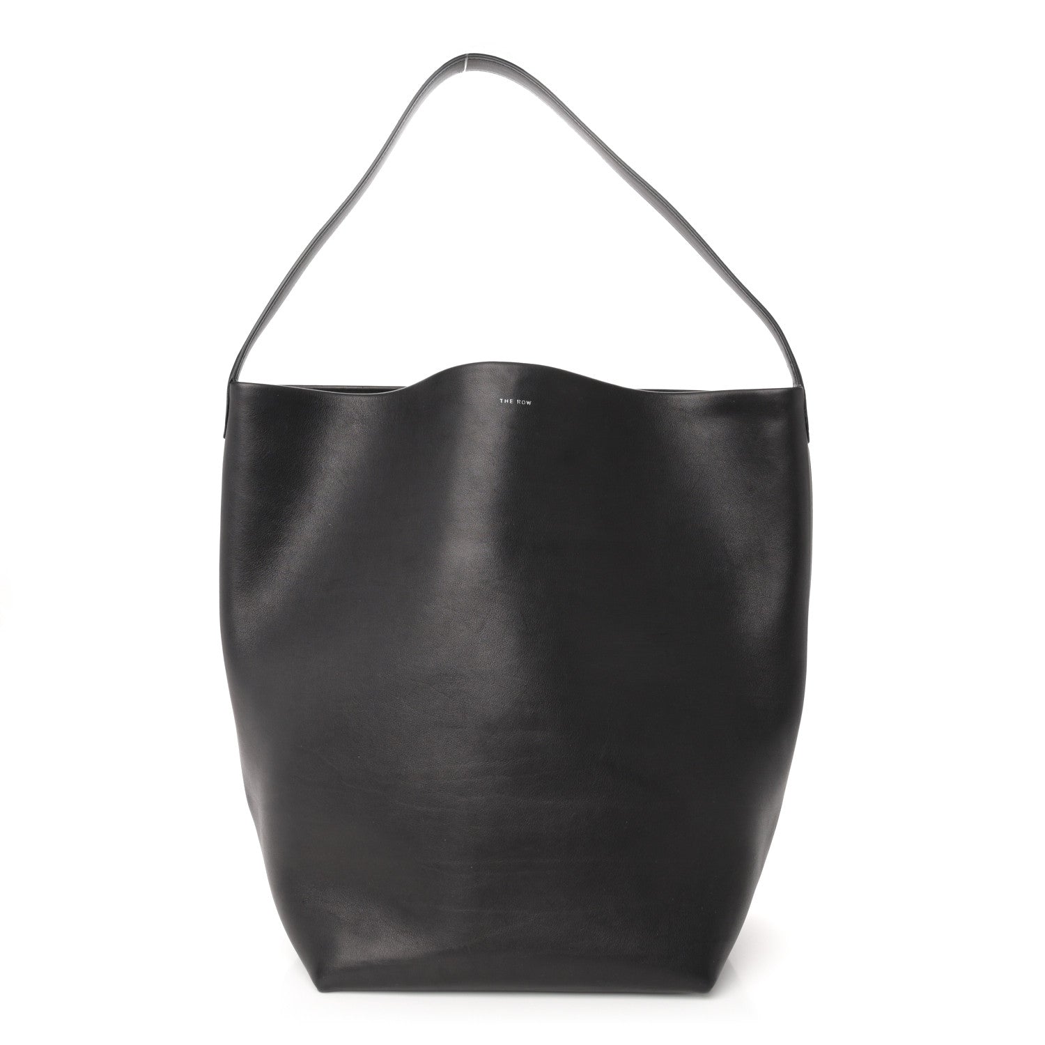 The Row Grained Calfskin Large N/S Park Tote Black 1 of 10