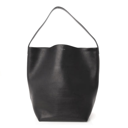 The Row Grained Calfskin Large N/S Park Tote Black 1 of 10