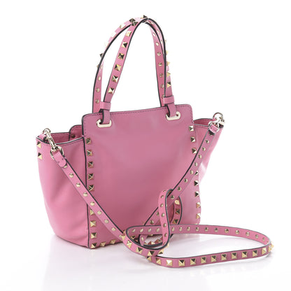 Valentino Garavani Vitello Mini Rockstud Tote Ninphea 2 of 8