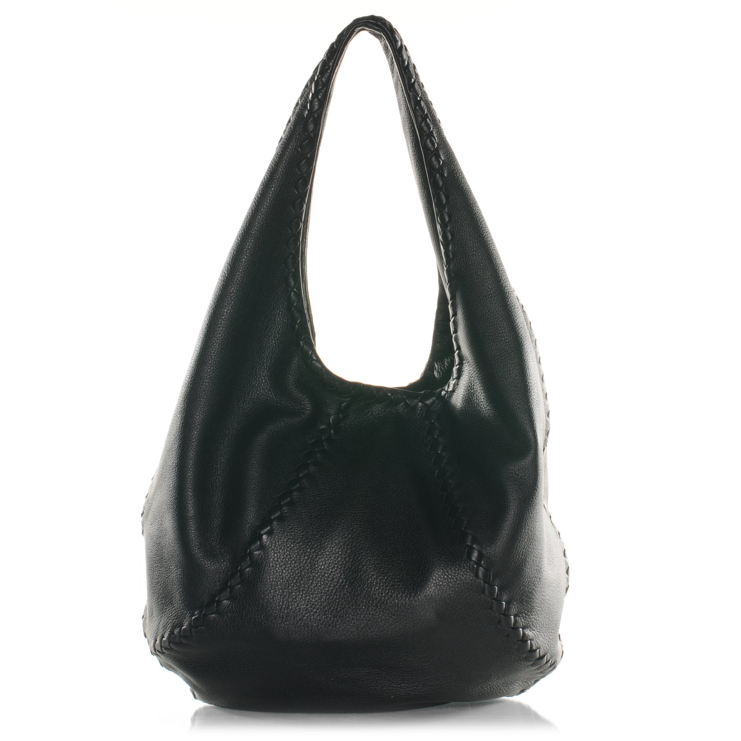 Cervo Deerskin Hobo Nero Black