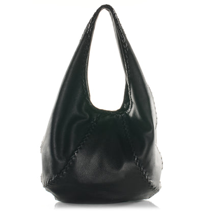 Bottega Veneta Cervo Deerskin Hobo Nero Black 1 of 9