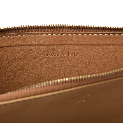 Celine Lambskin Bi-Color Solo Clutch Pouch Nude 8 of 17