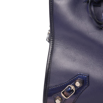 Balenciaga Smooth Calfskin Metallic Patent Giant 12 Silver Hardware City Ultraviolet 14 of 22