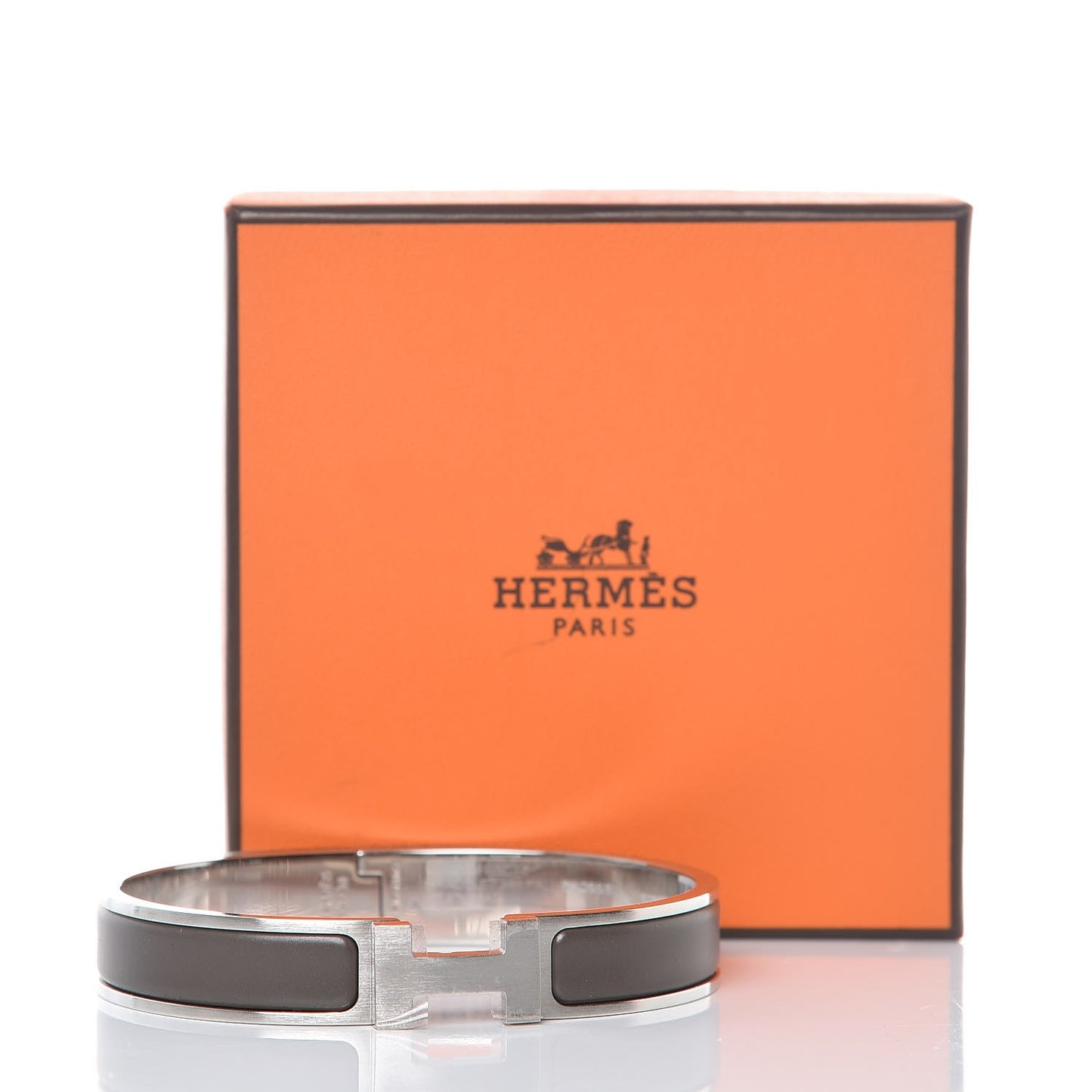Matte Enamel Narrow Clic Clac HH Bracelet T6 Etain