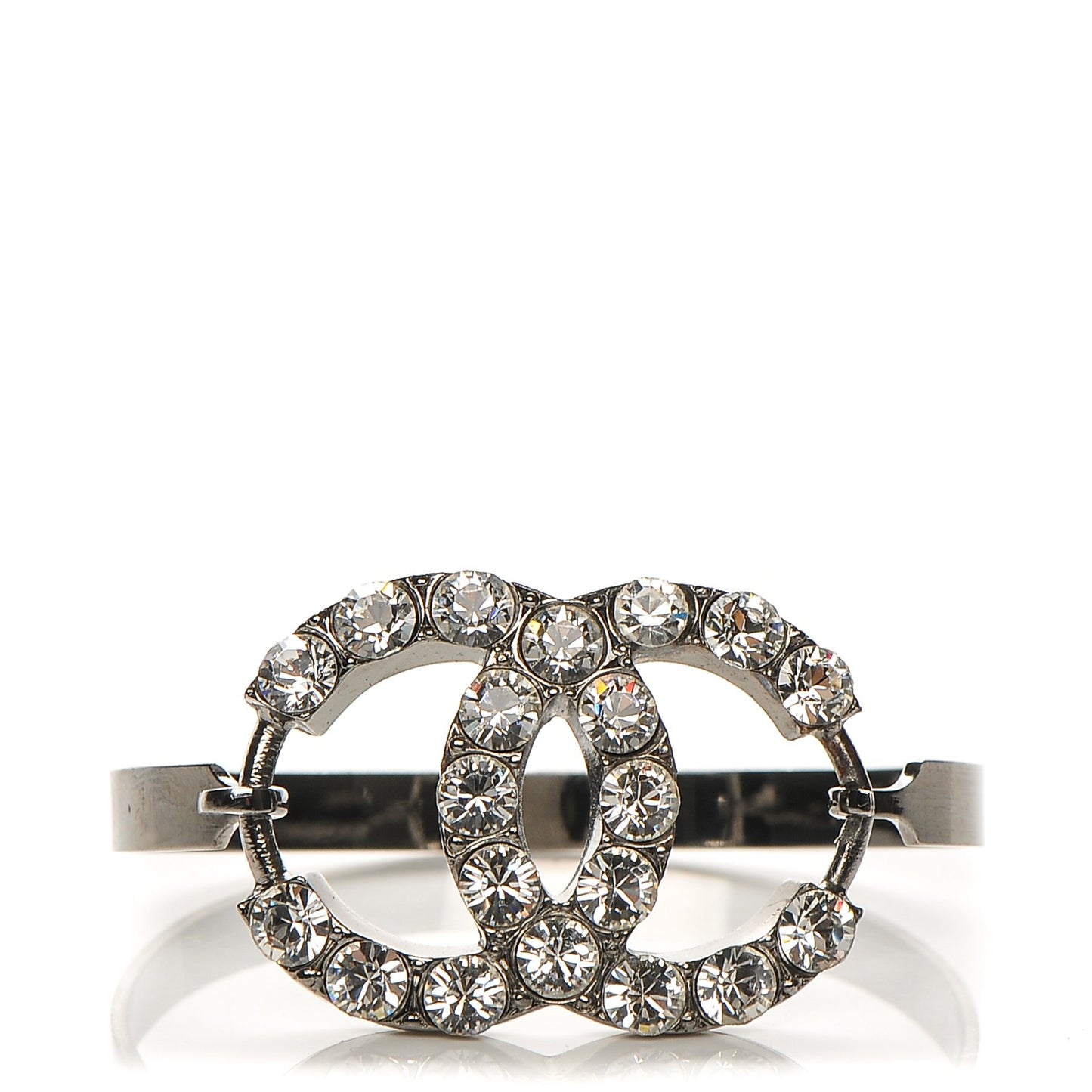 Crystal CC Bracelet Silver