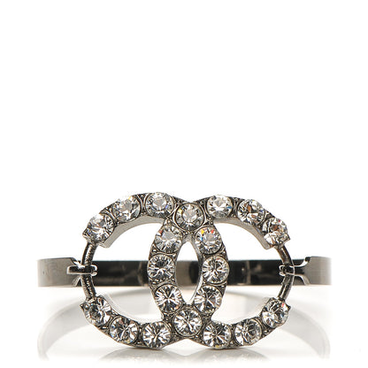 Chanel Crystal CC Bracelet Silver 1 of 5