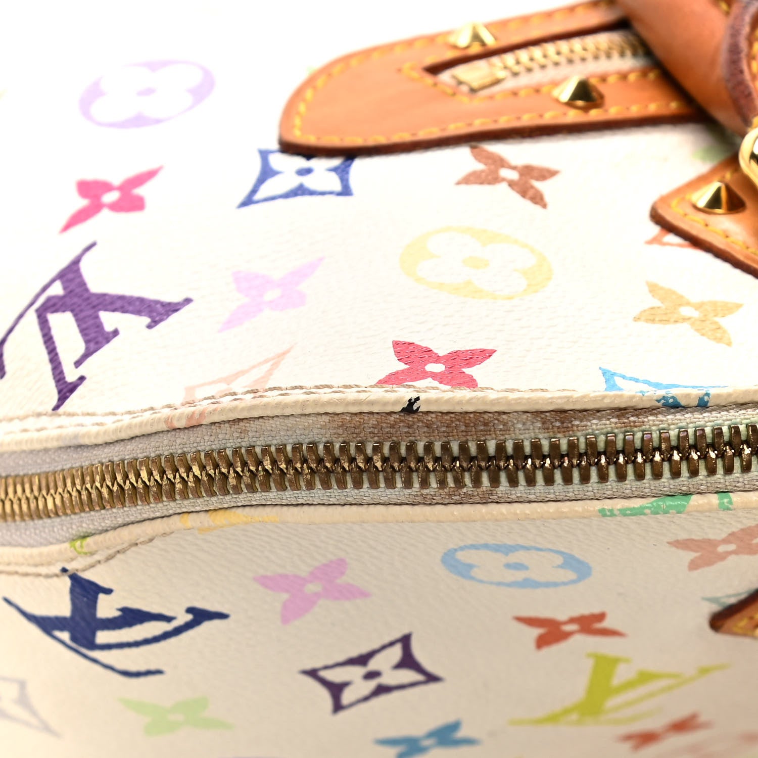 Louis Vuitton Monogram Multicolor Alma White 19 of 21