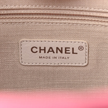 Chanel Mixed Fibers Small Deauville Tote Pink 6 of 10