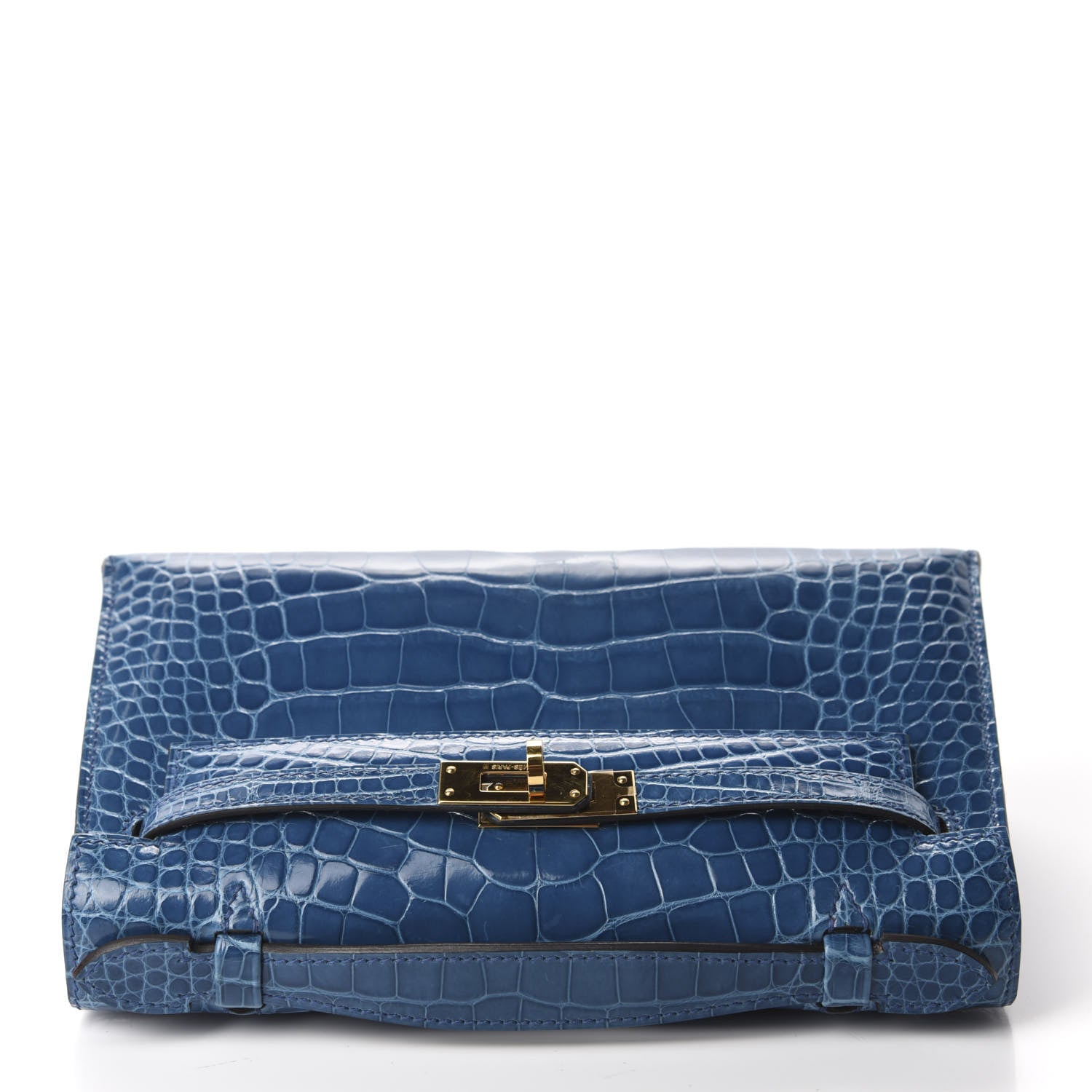 Hermes Shiny Alligator Kelly Pochette Mykonos 9 of 31
