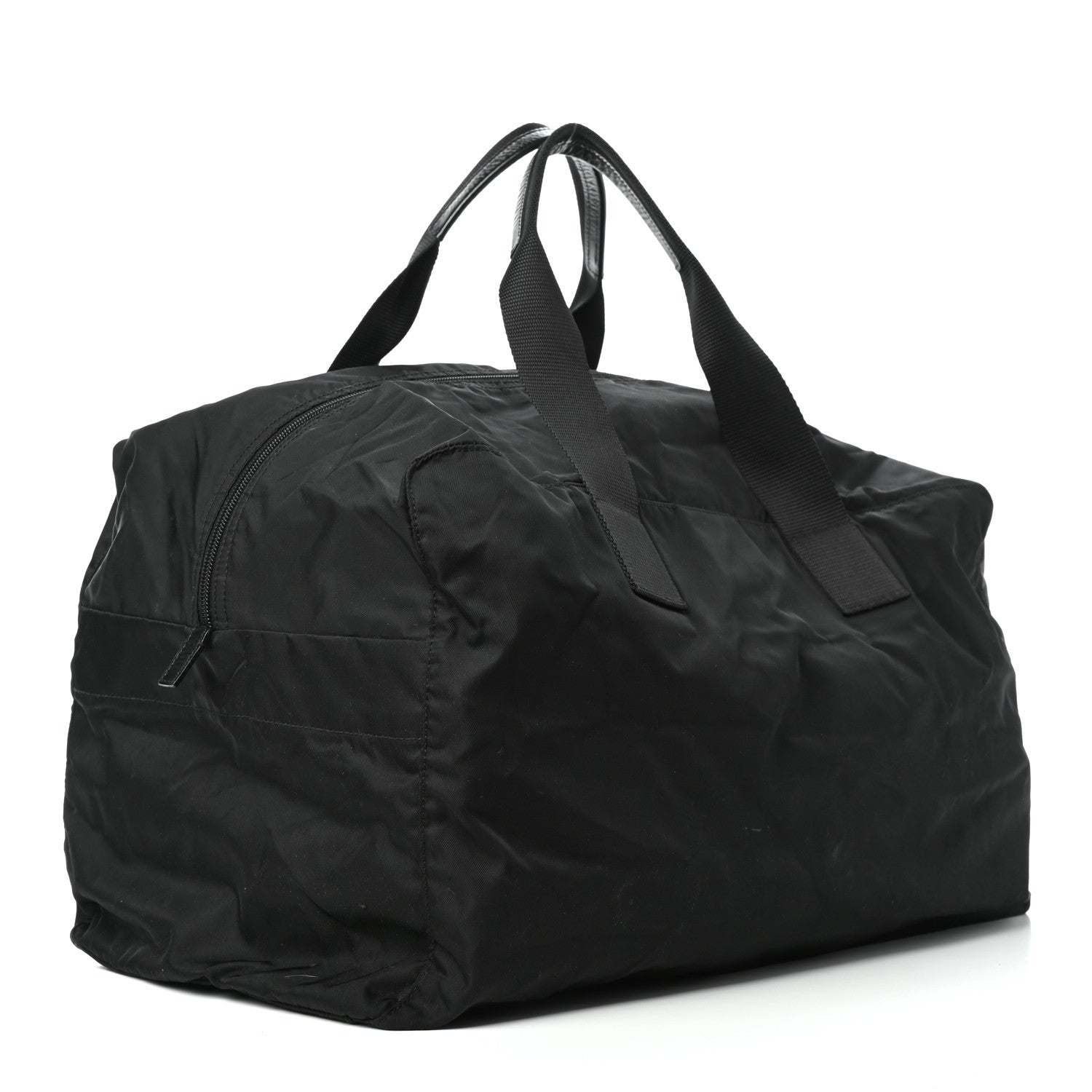 Prada Tessuto Nylon Duffel Bag Black 3 of 9
