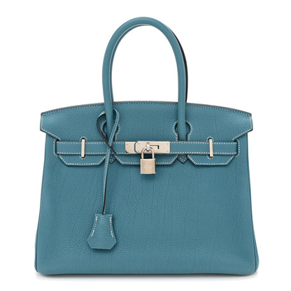 Hermes Togo Birkin 30 Blue Jean 1 of 13