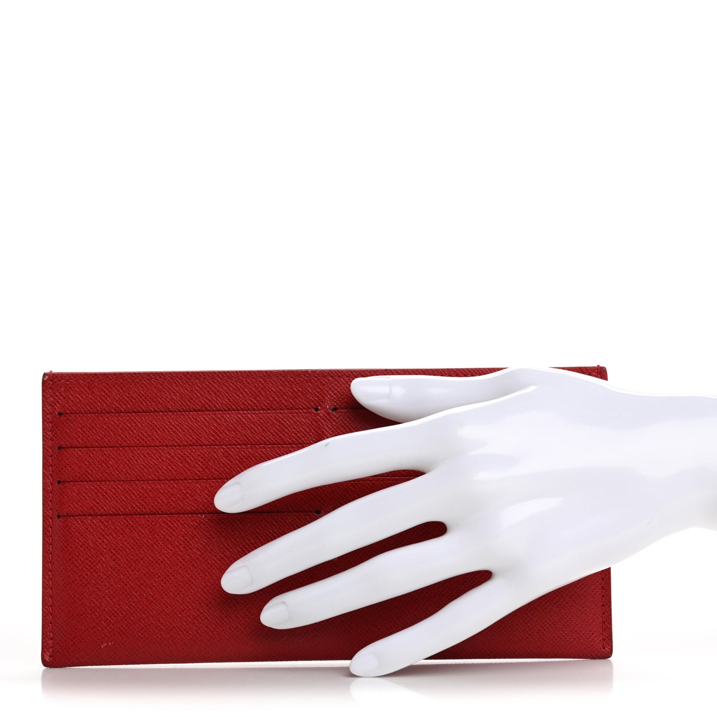 Calfskin Felicie Card Holder Insert Cherry