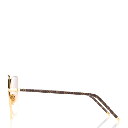 Louis Vuitton Monogram Metal LV First Square Sunglasses Z1928U 3 of 8