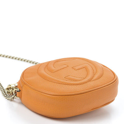 Gucci Cellarius Calfskin Mini Soho Chain Bag Curcuma 3 of 9