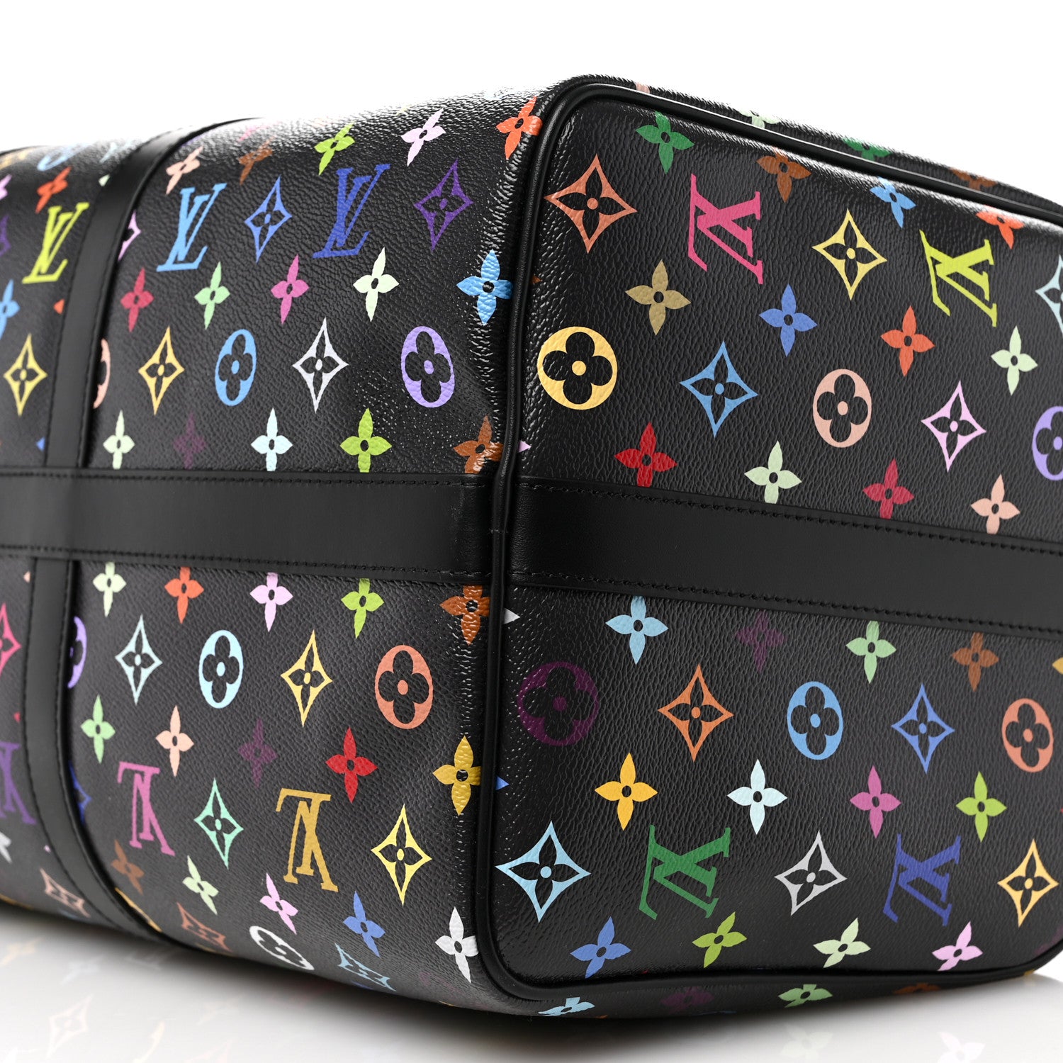 Louis Vuitton LV X TM Monogram Multicolor Keepall Bandouliere 50 Black 8 of 8