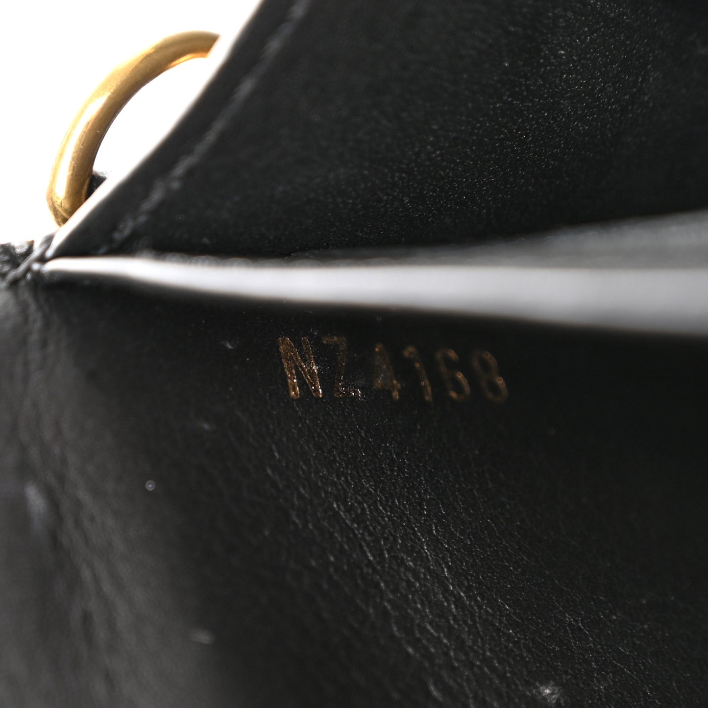 Calfskin Love Lock New Wave Long Wallet Black