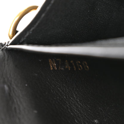 Louis Vuitton Calfskin Love Lock New Wave Long Wallet Black 7 of 10