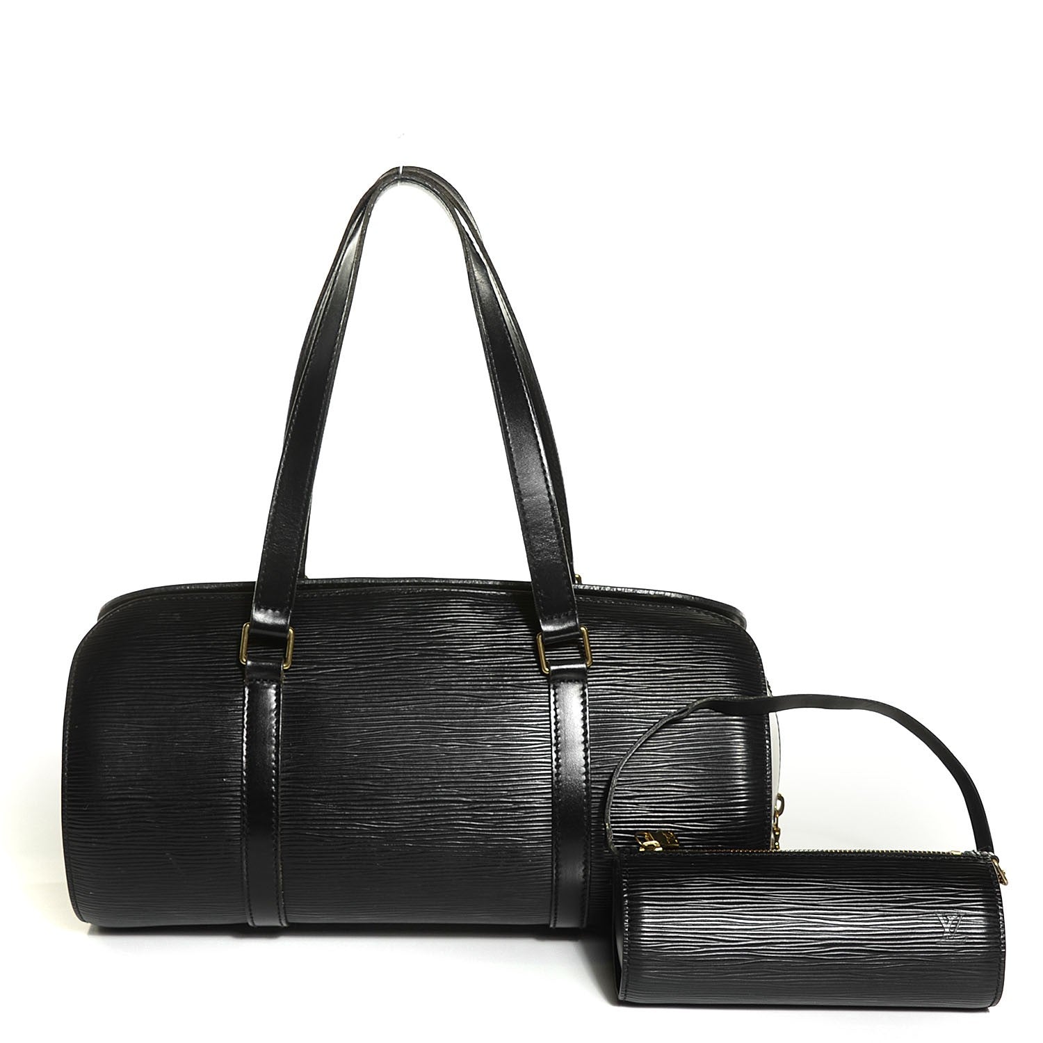 Louis Vuitton Epi Soufflot Black 1 of 8