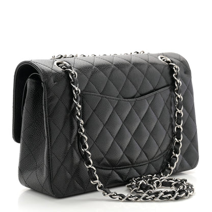 Chanel Caviar Quilted Medium Double Flap Black 3 of 12
