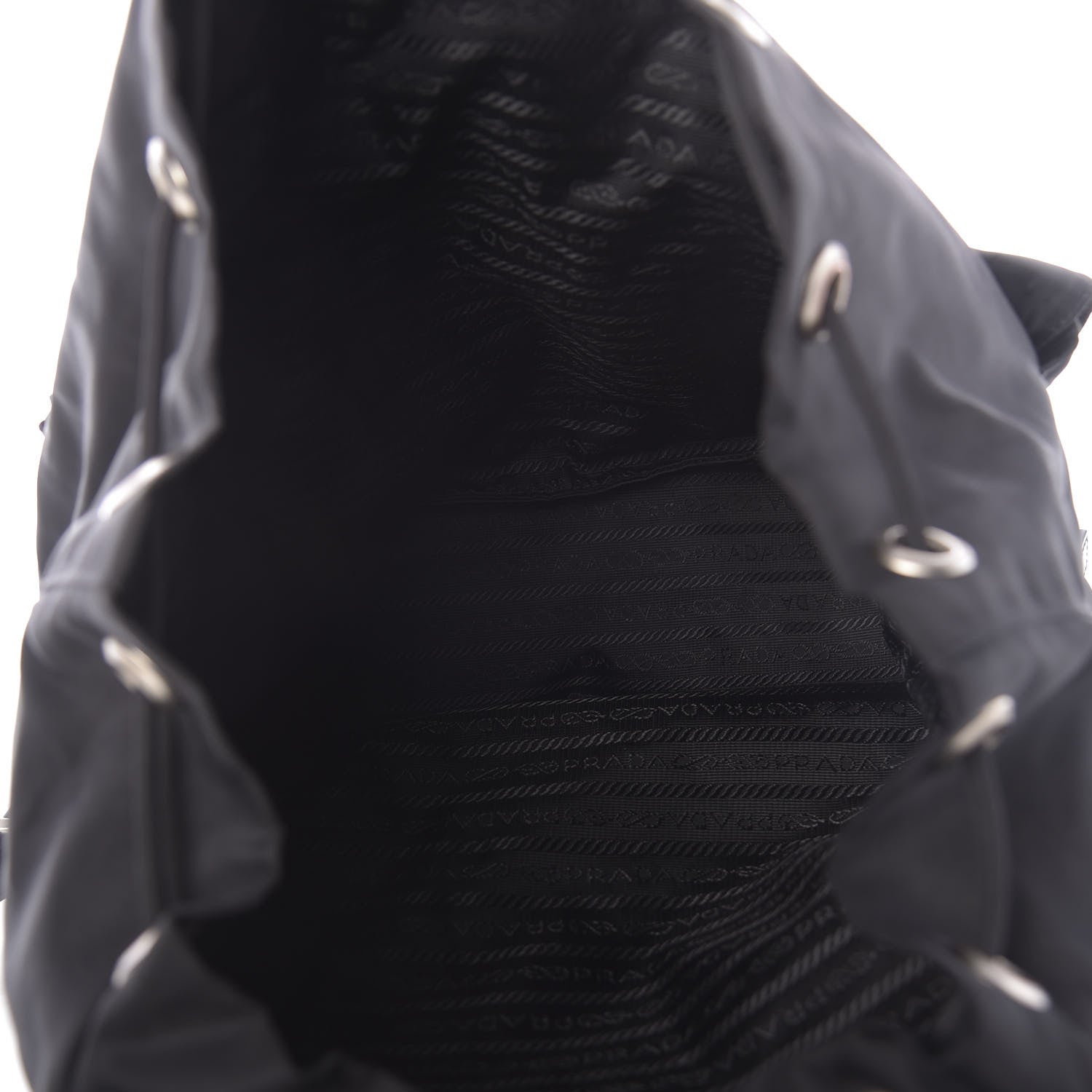 Prada Nylon Vela Medium Backpack Black 4 of 8