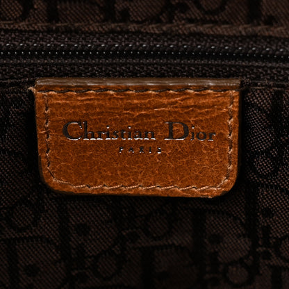 Christian Dior Canvas Floral Frame Satchel 6 of 10