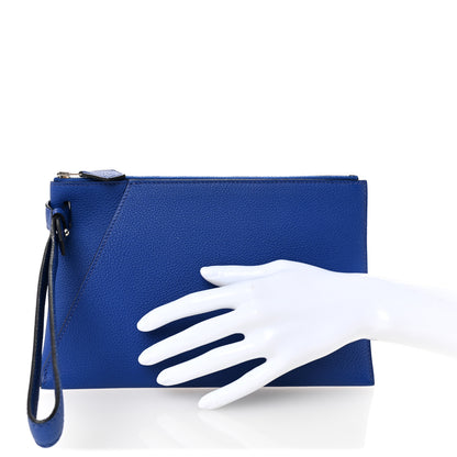 Hermes Togo Cabavertige 24 Pouch Bleu Electrique 2 of 6