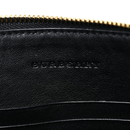 Burberry House Check Derby Peyton Crossbody Clutch Bag Black 6 of 9