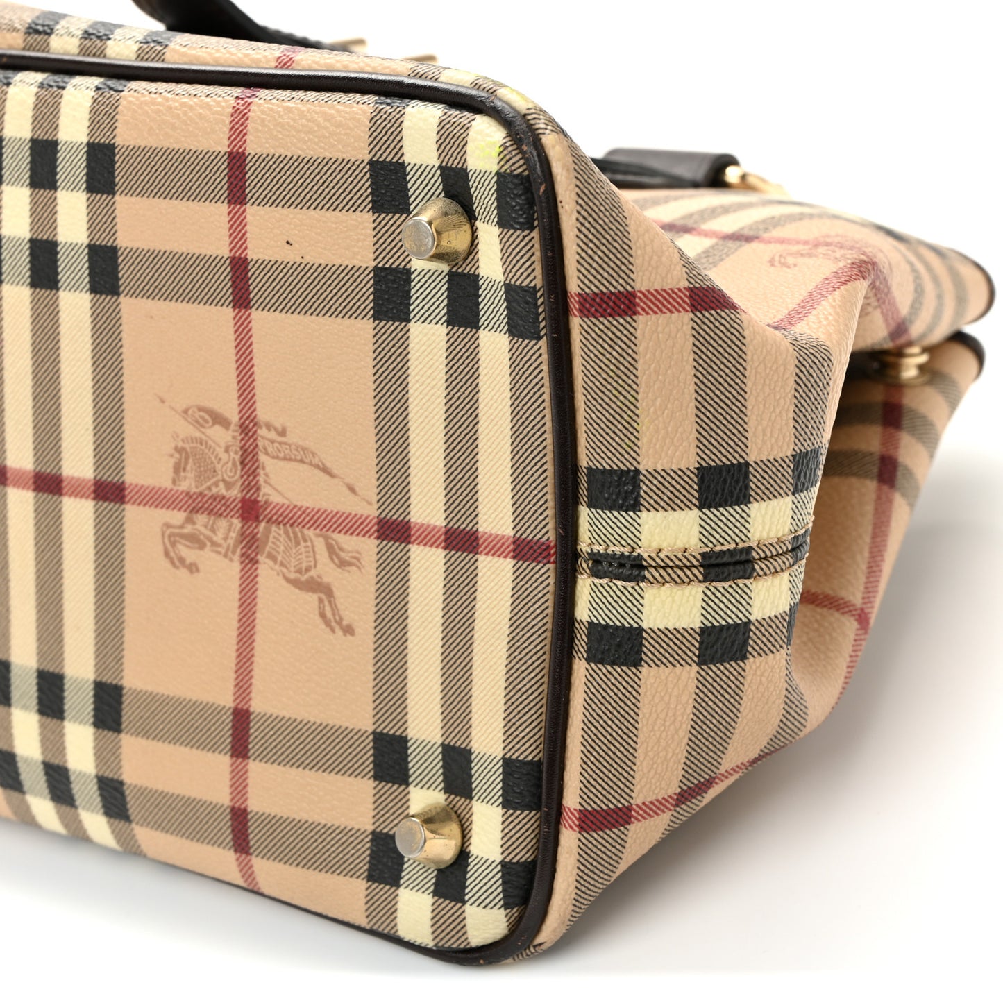 Haymarket Check Eden Tote Chocolate