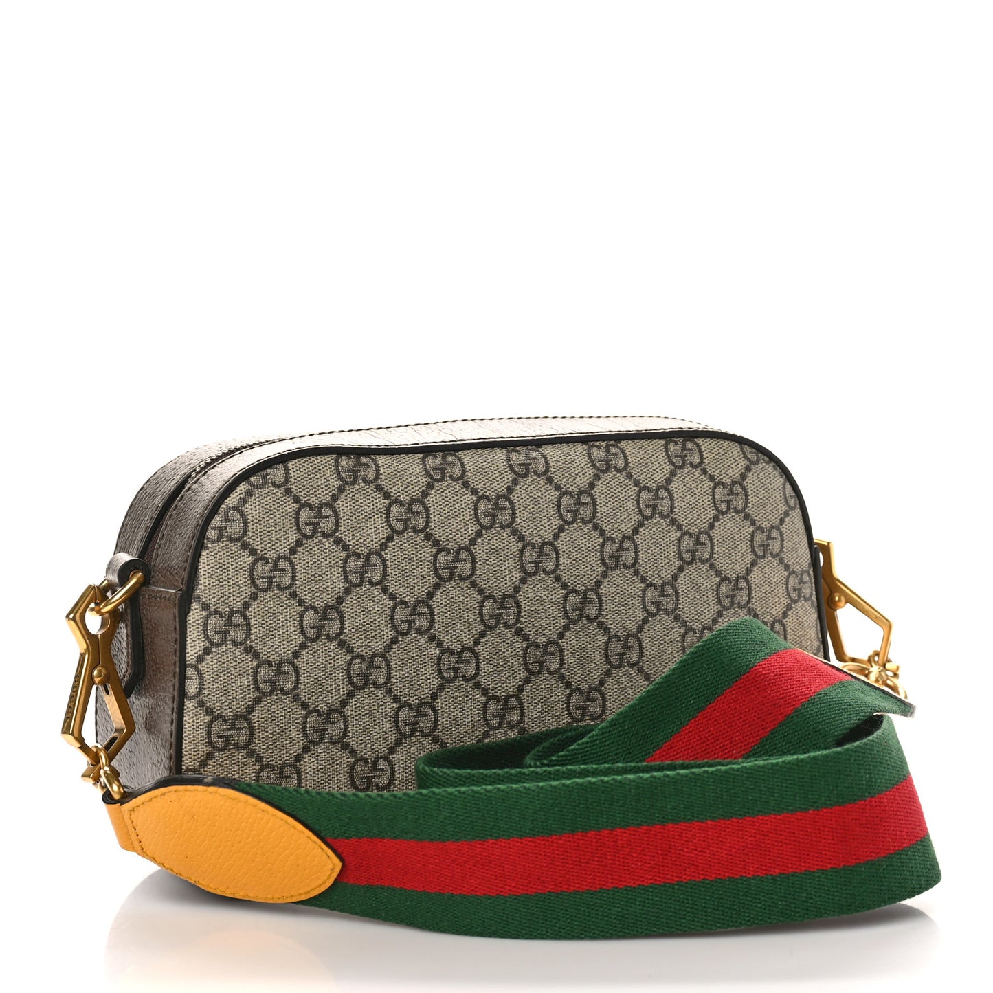 GG Supreme Monogram Web Neo Vintage Shoulder Bag Beige New Acero Crop