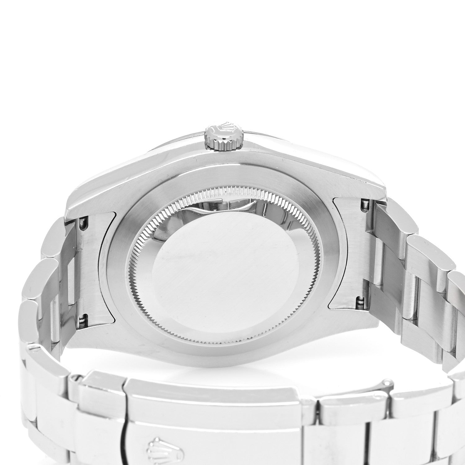 Rolex Stainless Steel 18K White Gold 41mm Oyster Perpetual Datejust Watch Black Roman 116334 4 of 5