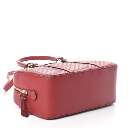 Gucci Soft Microguccissima Medium Crossbody Bag Rosso 4 of 9