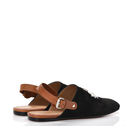 Christian Louboutin Mens Veau Velours Calf Lisse Oliveira Flat 41 Black 4 of 7