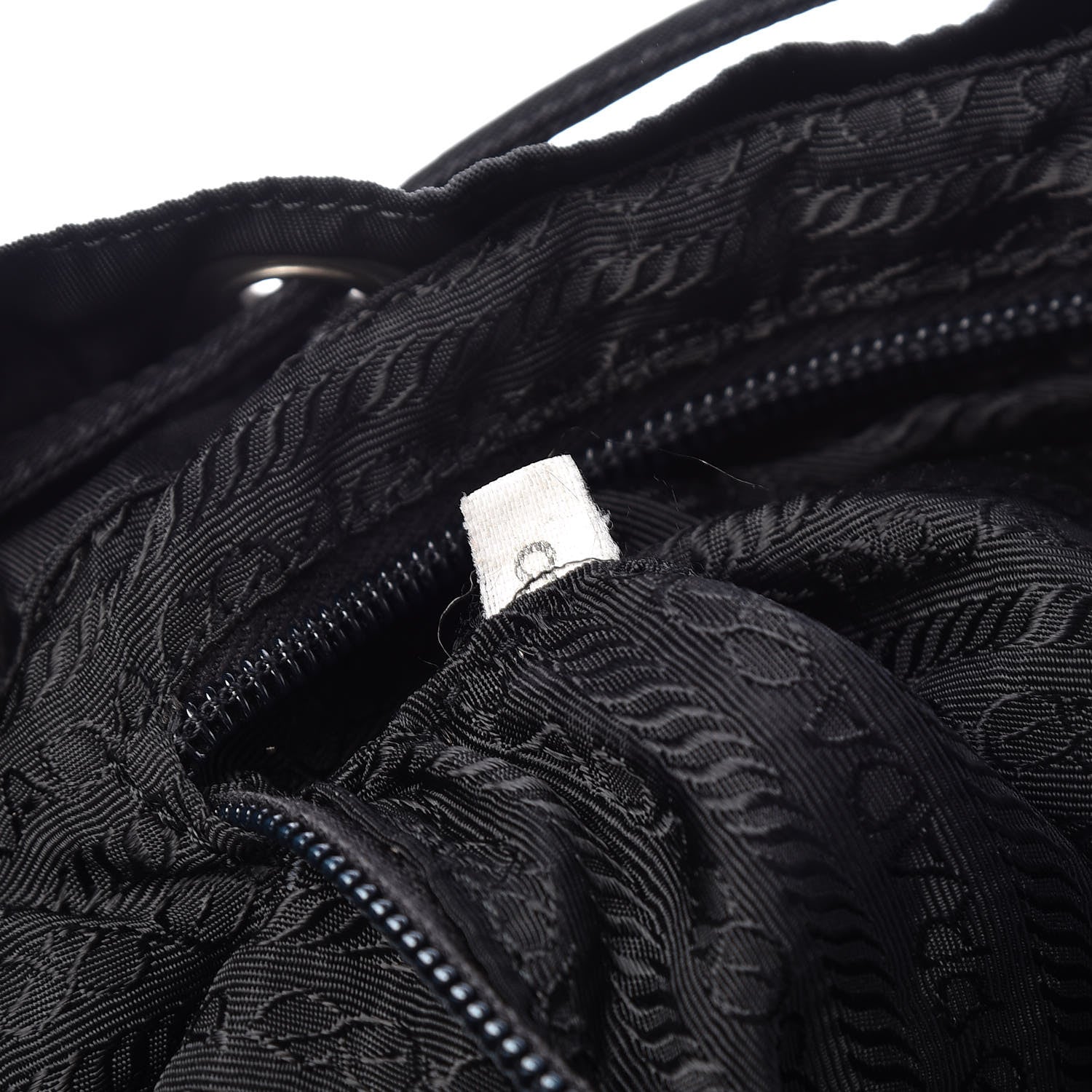 Prada Nylon Vela Medium Backpack Black 7 of 18