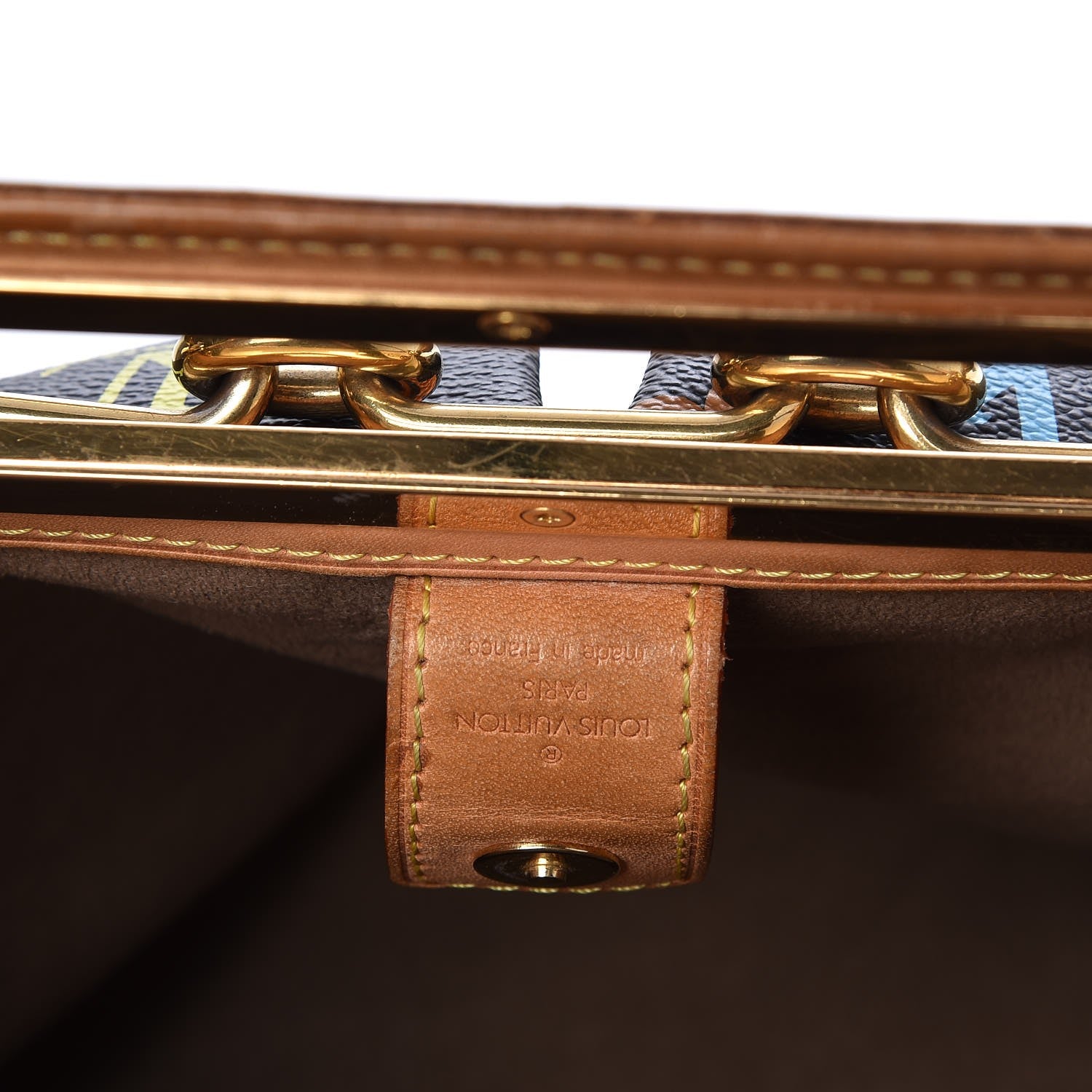 Louis Vuitton Monogram Multicolor Judy GM Black 6 of 7